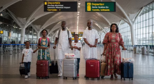 A Nigerian Family Migrating to Canada from Nigeria