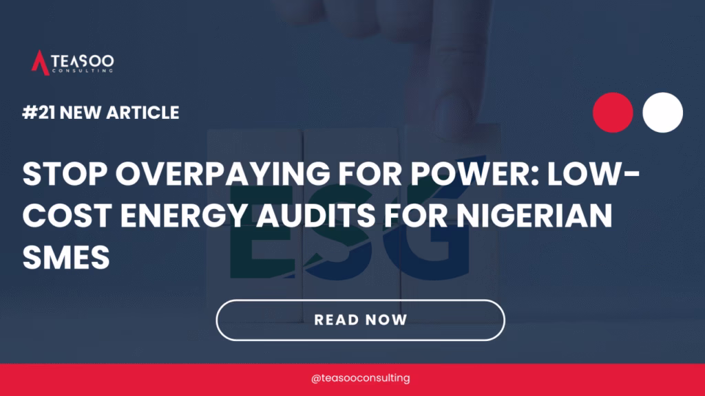 #21 Stop Overpaying for Power: Low-Cost Energy Audits for Nigerian SMEs