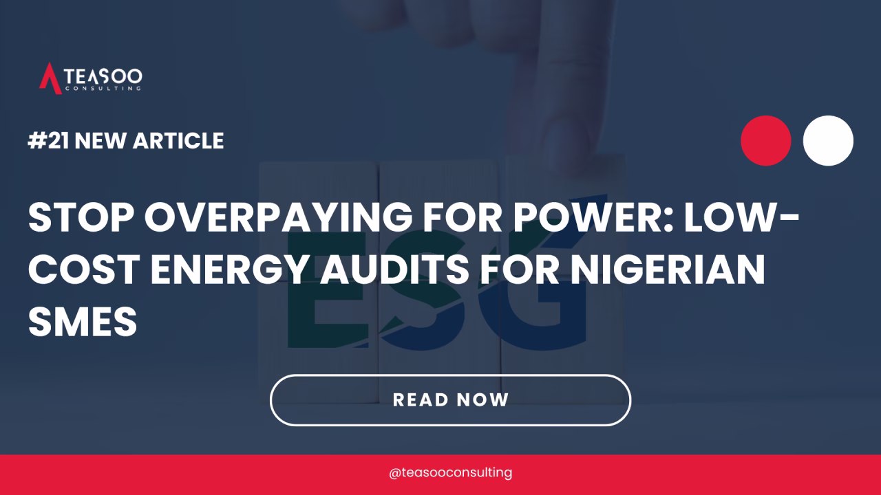 #21 Stop Overpaying for Power: Low-Cost Energy Audits for Nigerian SMEs
