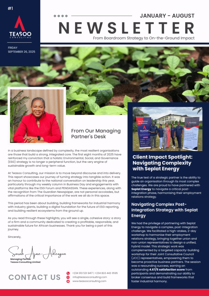 Teasoo Newsletter