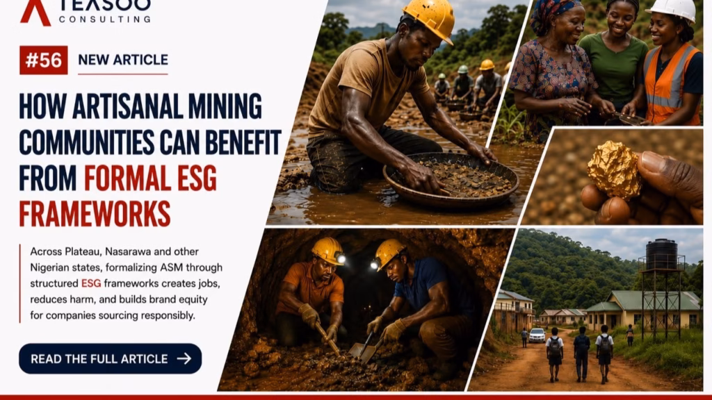 How Artisanal Mining Communities Can Benefit from Formal ESG Frameworks